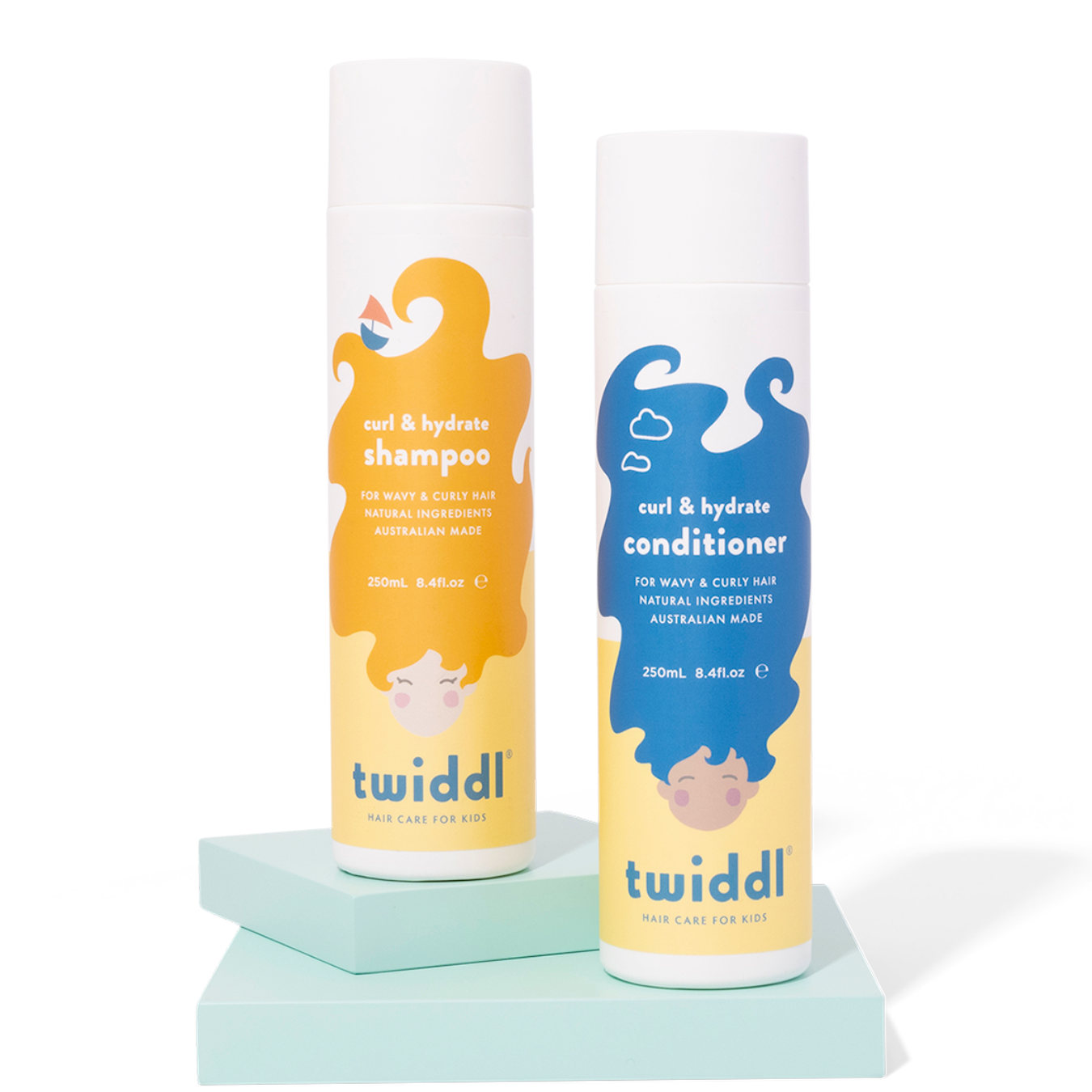 Twiddl Curl & Hydrate Wash Duo for Kids