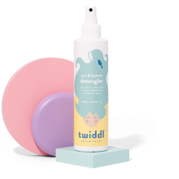 Kids Haircare Bundle With Conditioning Detangling Spray & Wide Tooth Comb – Gentle Hair Detangler For Curly Hair, Detangling Spray And Hair Comb For