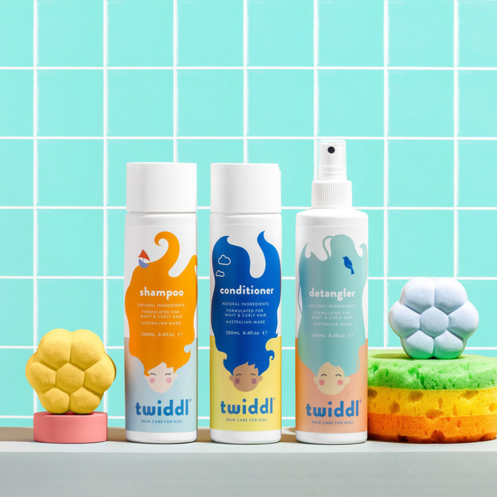 Twiddl Curl & Hydrate Detangling Trio for Kids